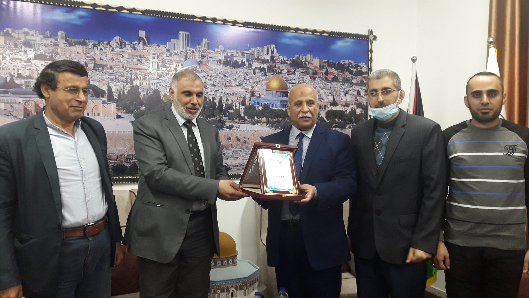 سلطة المياه وجودة البيئة تستقبل بلدية بيت لاهيا