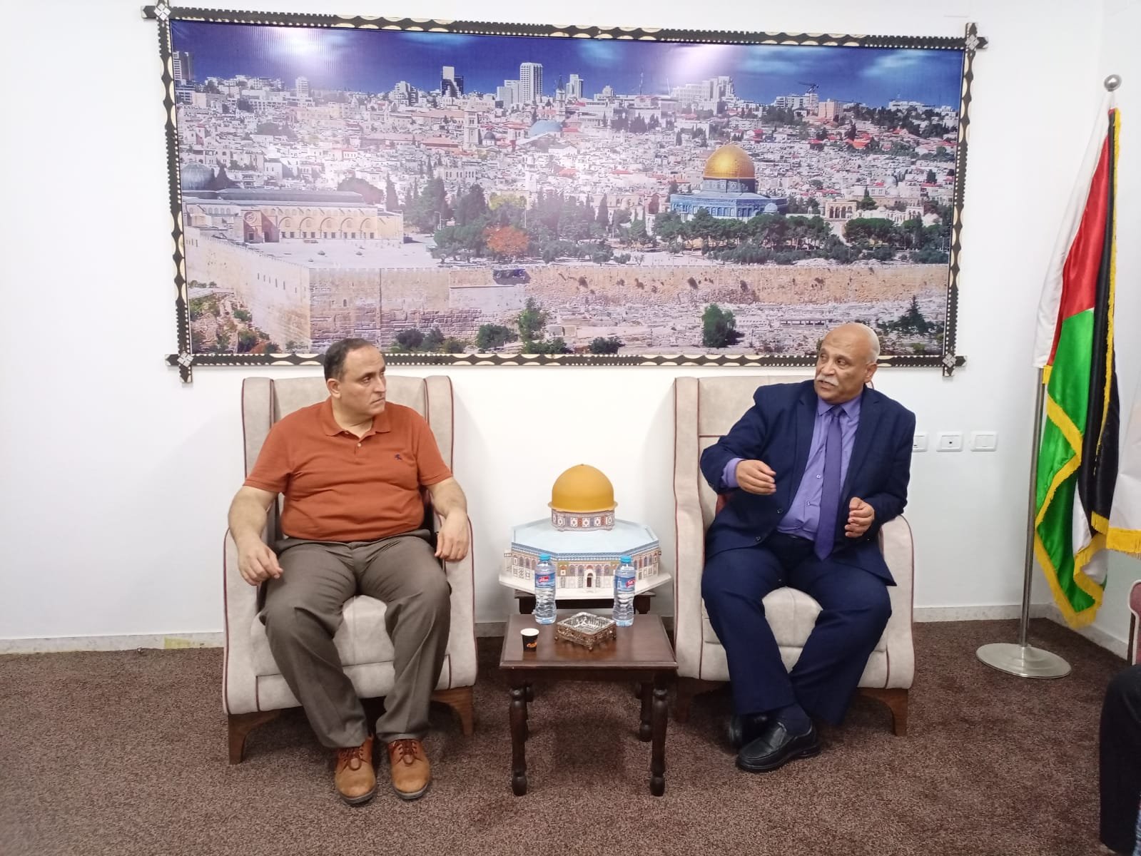 سلطة المياه والبيئة يستقبل وفد من جامعة الاسراء